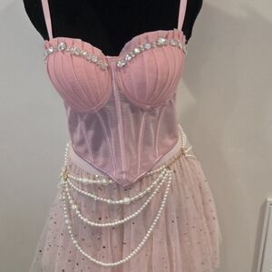 Pink pirate cosume outfit bundle